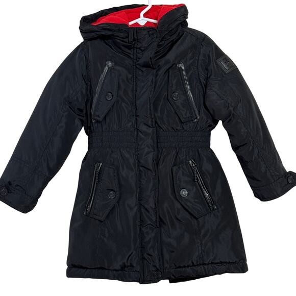 Rocawear Kids Black Parka Puffer Jacket Black Size 5/6 - Picture 1 of 9
